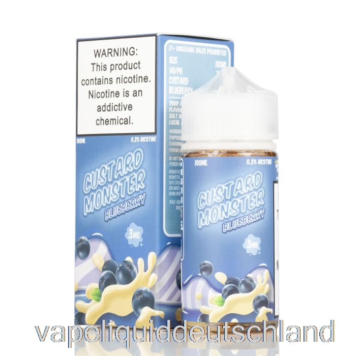 Blaubeere - Vanillepudding-Monster - 100 Ml 3 Mg Vape Deutschland